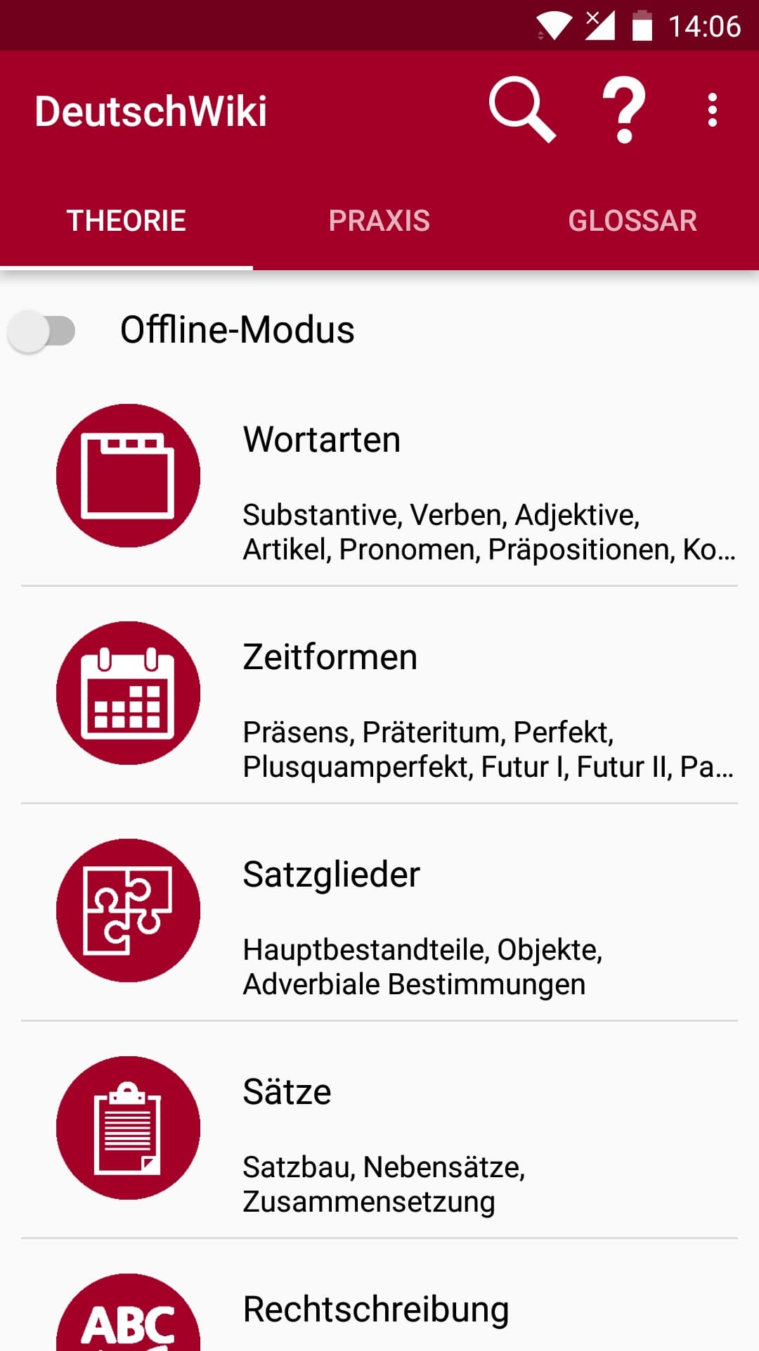 Deutsch Wiki Regeln für Grammatik und Rechtschreibung