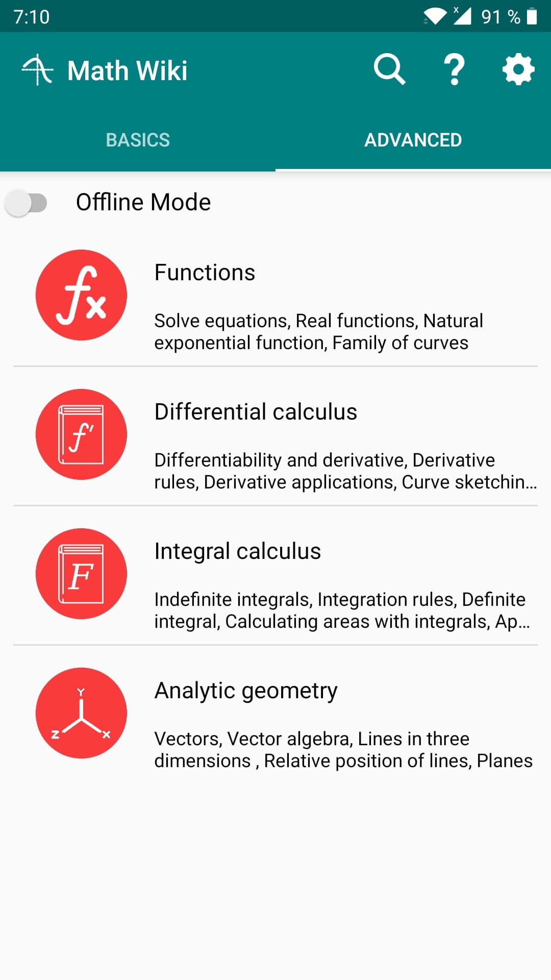 Math Wiki advanced topics
