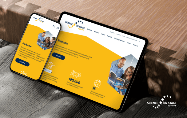 Science on Stage Europe auf Mobile und Tablet