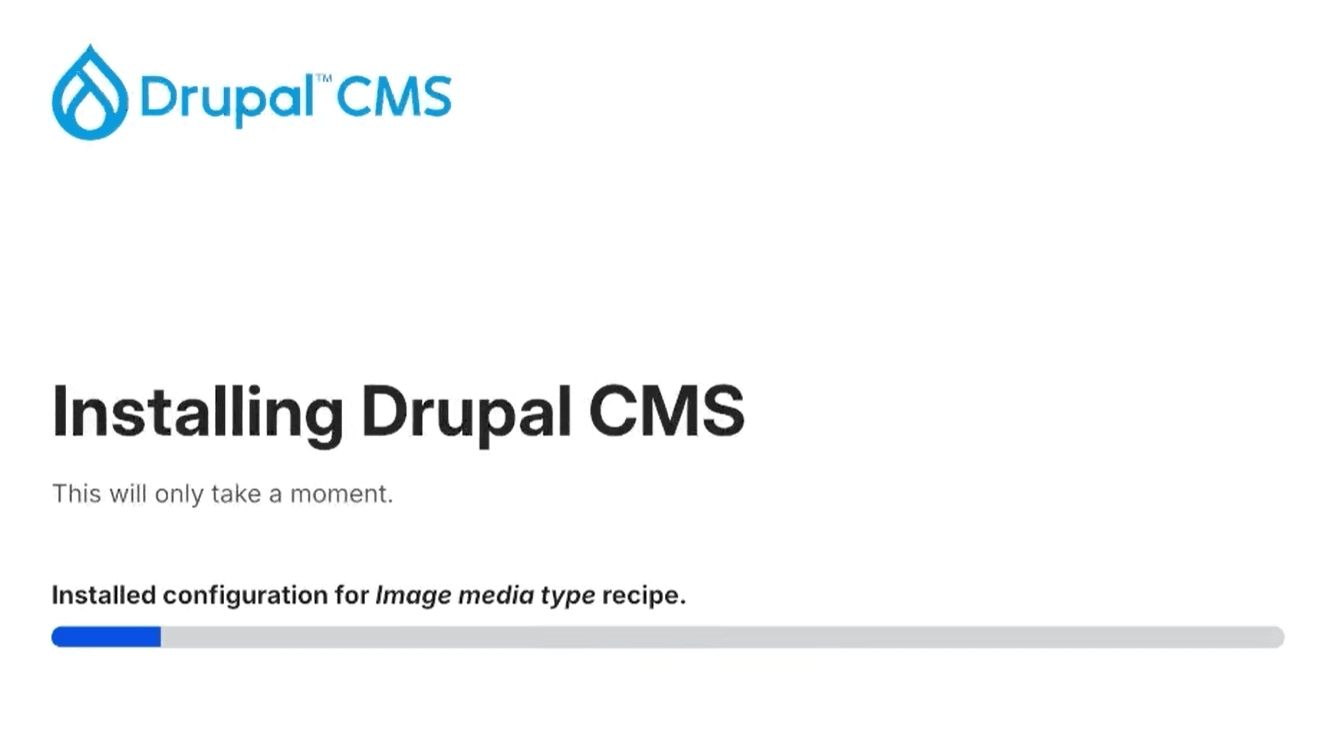 Installation von Drupal CMS