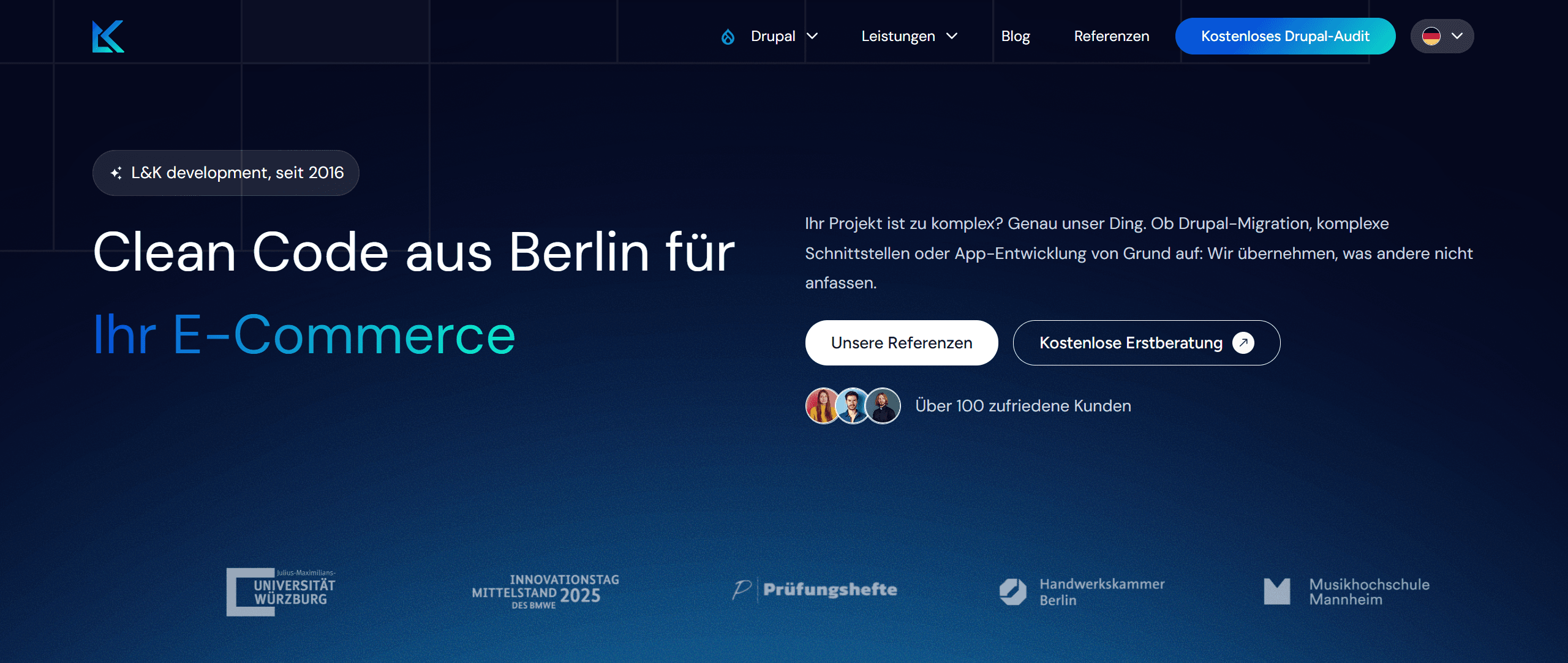 lakdev.de: Beispiel für Drupal Headless