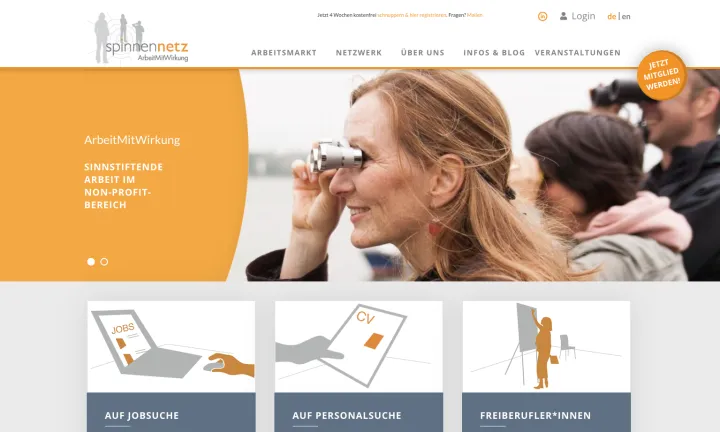 Spinnen Netz Home