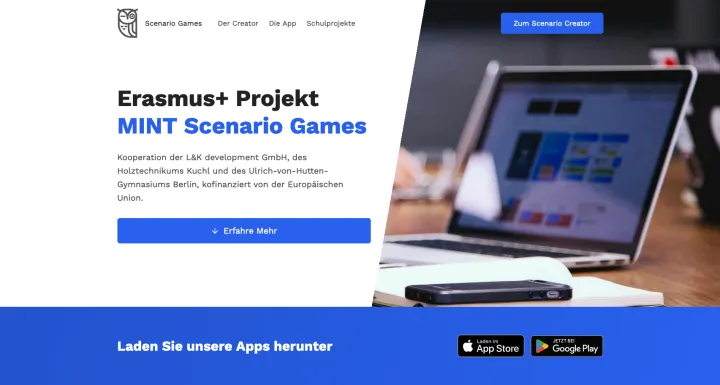 Erasmus+ Projekt MINT Scenario Games