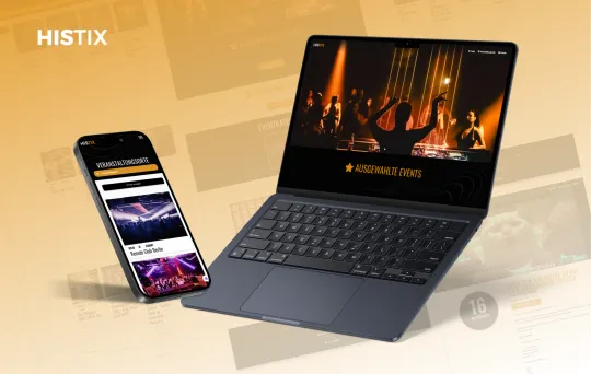 Screenshot der Histix Event-Website mit aktuellem GOA Event